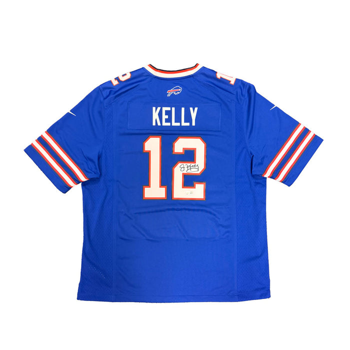 Jim Kelly Signed Buffalo Bills Nike Game Player Blue Jersey