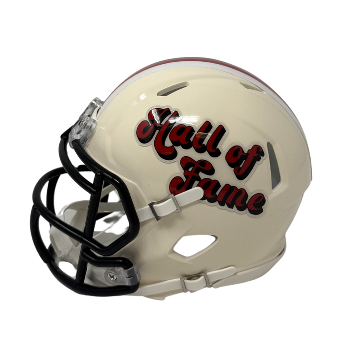 Jim Kelly Signed Hall of Fame Retro Speed Mini Helmet