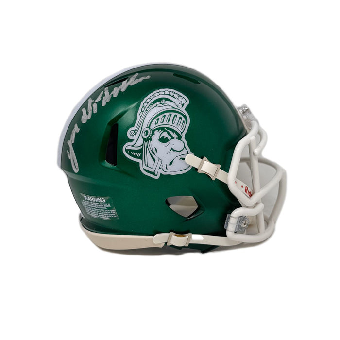 Joe DeLamielleure Signed Michigan State Speed Mini Helmet