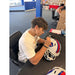 Joe Andreessen Signed Buffalo Bills Full Size 2021 Speed Replica Helmet with Buffalo Joe Signed Full Size Helmets TSE Buffalo 