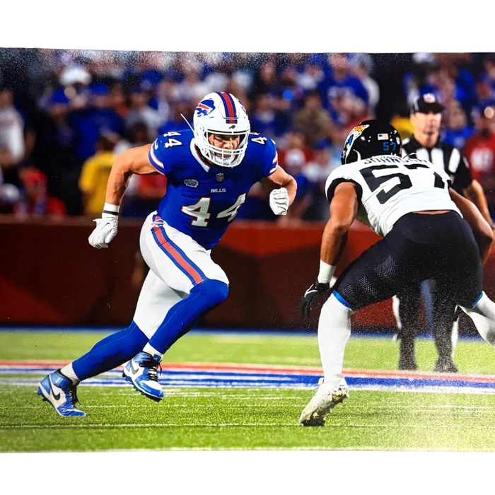Joe Andreessen Unsigned Rushing vs Jaguars 8x10 Photo