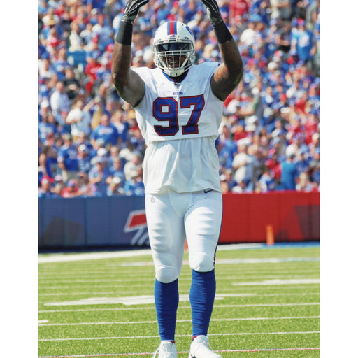 Jordan Phillips Arms Up In White Unsigned Photo Unsigned Photos TSE Buffalo 