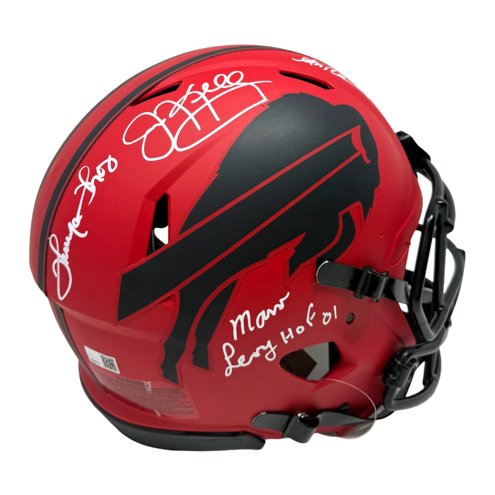 K-Gun Offense Signed Buffalo Bills Full Size RAVE Speed Authentic Helmet