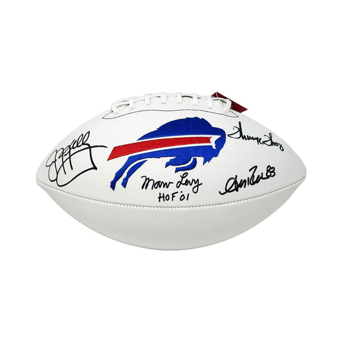 K-Gun Offense Signed Buffalo Bills White Logo Football