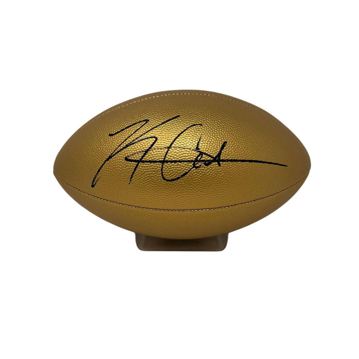 Keon Coleman Signed Wilson Replica Gold Football