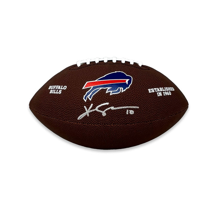 Khalil Shakir Signed Buffalo Bills Wilson Replica Football