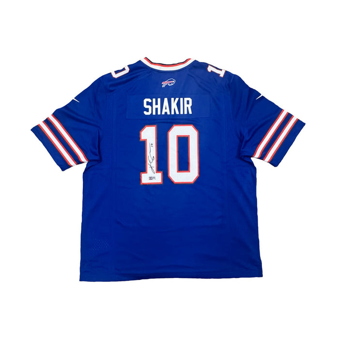 Khalil Shakir Signed Buffalo Bills Nike Game Player Blue Jersey