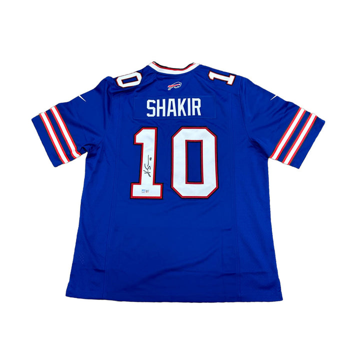 Khalil Shakir Signed Buffalo Bills Nike Authentic Stitched Blue Jersey