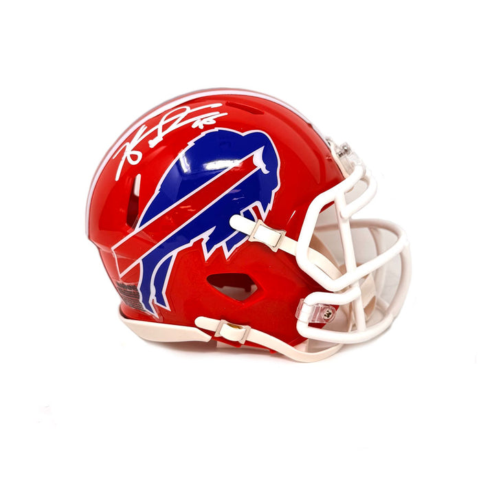 Kyle Williams Signed Buffalo Bills Red Throwback Speed Mini Helmet