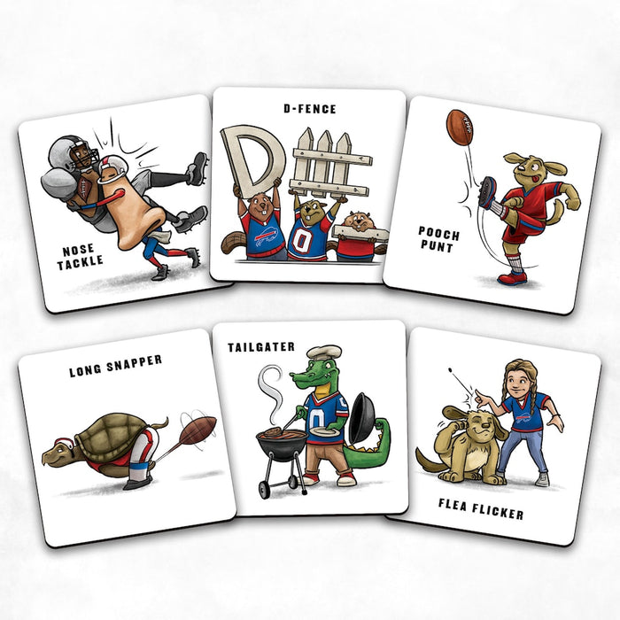 Buffalo Bills Licensed Memory Match Game