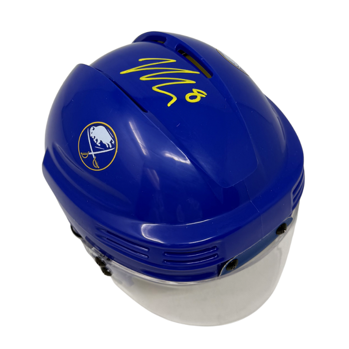 Michael Kesselring Signed Buffalo Sabres Blue Hockey Mini Helmet