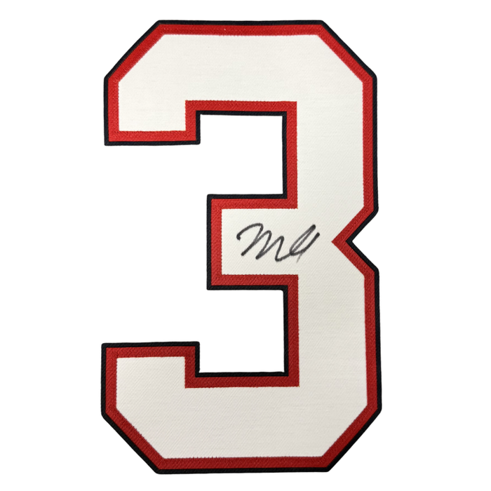 Micah Hyde Signed White Authentic Jersey Number #3