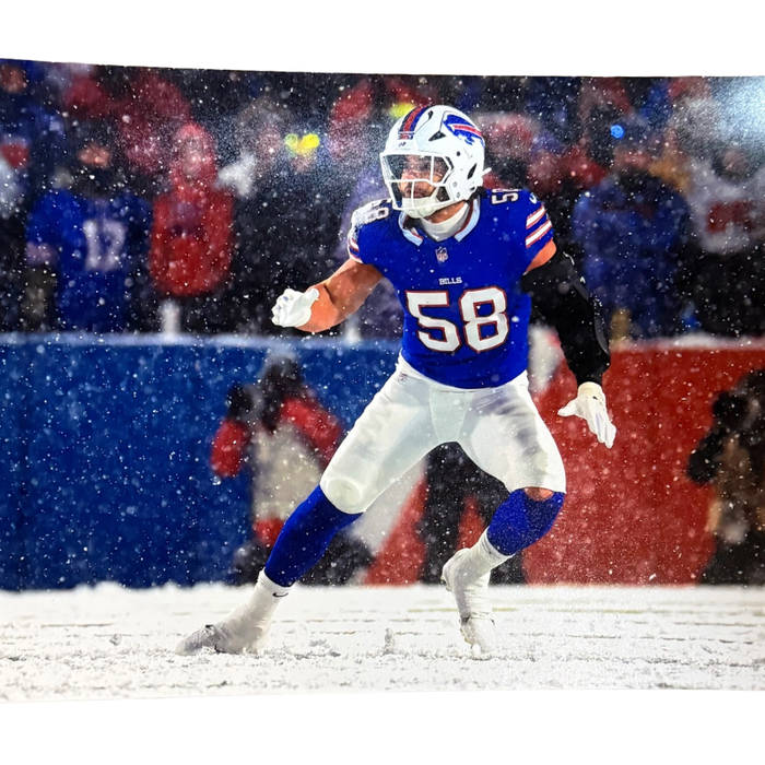 Matt Milano Unsigned Shuffle in Snow 8x10 Photo