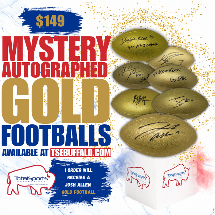 TSE Autographed Football Mystery - Limited time GOLD Edition