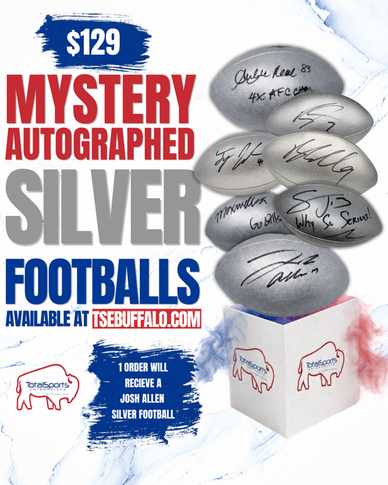 TSE Autographed Football Mystery - Limited time SILVER Edition