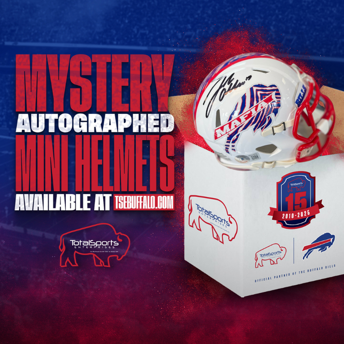 TSE Buffalo Autographed Mystery Mini Helmet