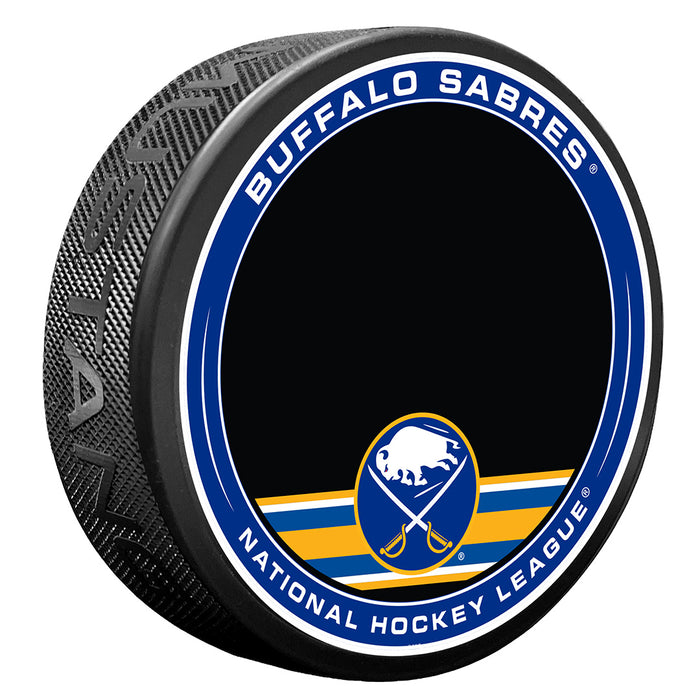 Buffalo Sabres Unsigned Outer Ring Autograph Puck