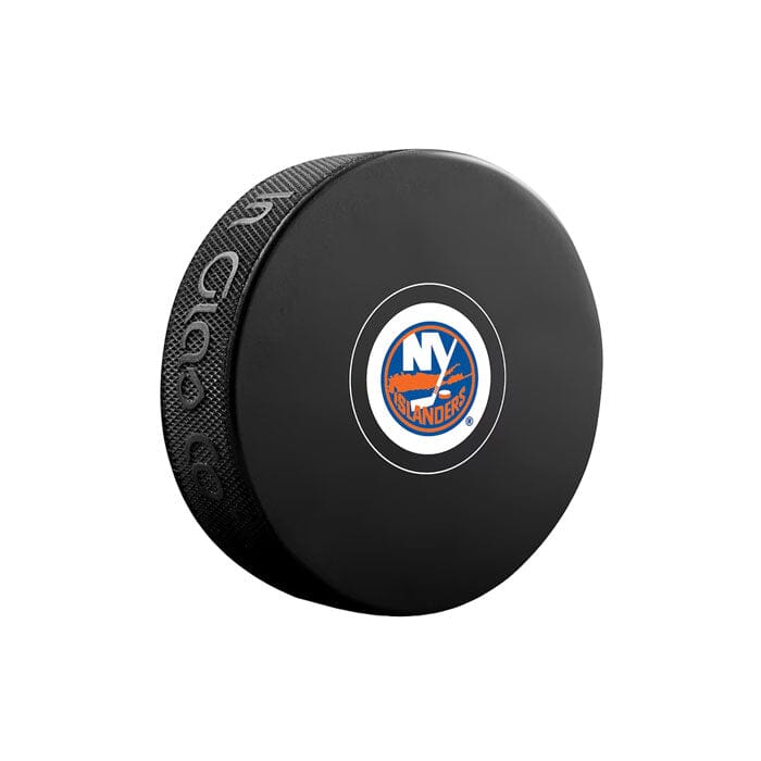 PRE-SALE: Pat LaFontaine Signed NY Islanders Logo Puck with FREE HOF PRE-SALE TSE Buffalo 