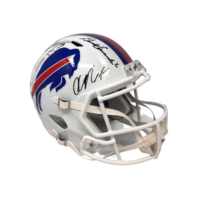 2024 Offensive Line Multi Signed Buffalo Bills Full Size 2021 Speed Replica Helmet