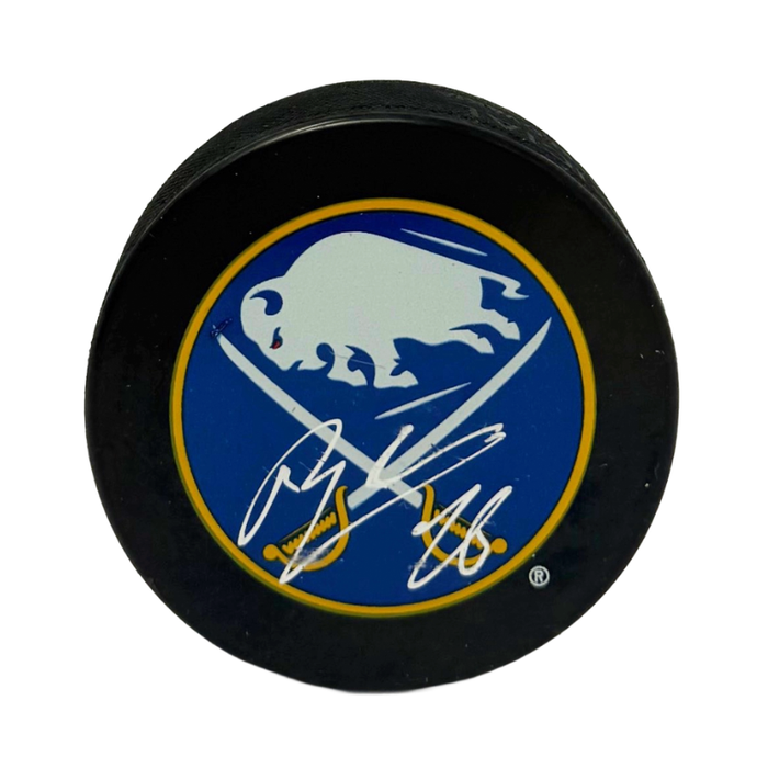Rasmus Dahlin Signed Buffalo Sabres Large Logo Hockey Puck
