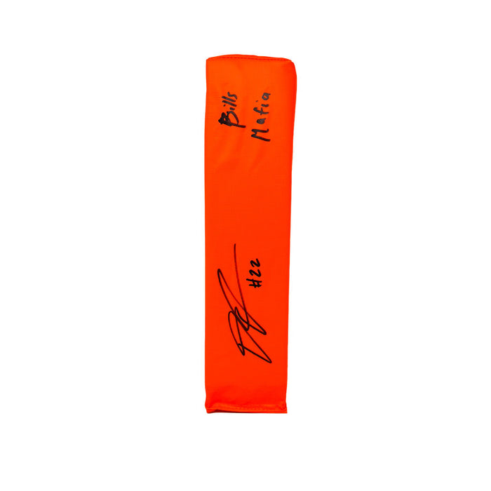 Ray Davis Signed Replica End Zone Pylon with Bills Mafia