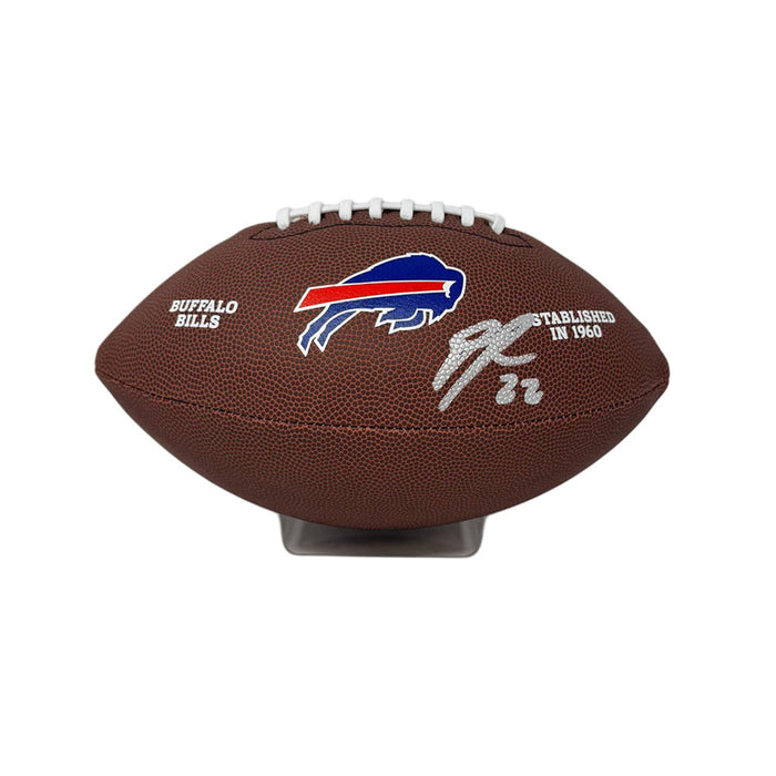 Ray Davis Signed Buffalo Bills Wilson Replica Football