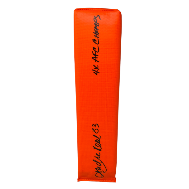 Andre Reed Signed Replica End Zone Pylon with "4x AFC Champs"