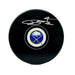 Bowen Byram Signed Buffalo Sabres Autograph Logo Puck Signed Hockey Pucks TSE Buffalo 