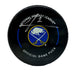 Ukko-Pekka Luukkonen Signed Official Game Model Puck Signed Hockey Pucks TSE Buffalo 