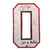 Dane Jackson Signed Jersey Number #0 with Let's Go Buffalo CLEARANCE TSE Buffalo 