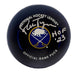 Pierre Turgeon Signed Buffalo Sabres Official Game Model Puck Signed Hockey Pucks TSE Buffalo 