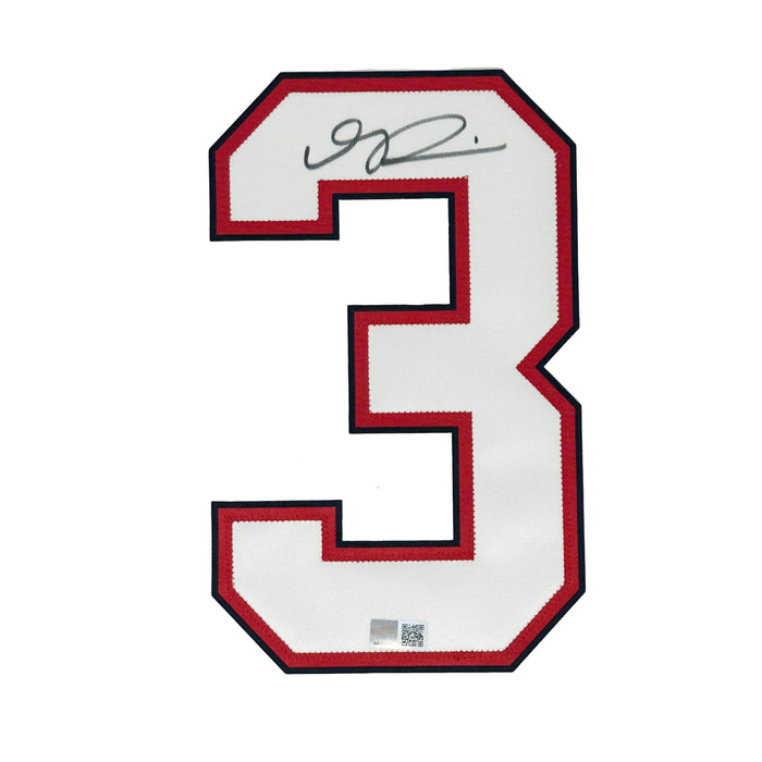 Gabriel Davis Signed White Authentic Jersey Number #3 CLEARANCE TSE Buffalo 