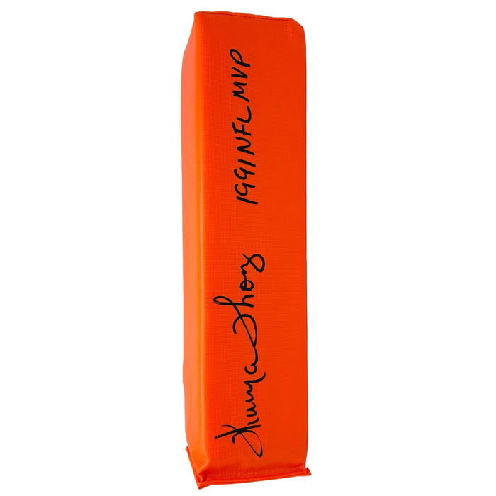 Thurman Thomas Autographed Replica End-Zone Pylon with "1991 NFL MVP" Signed Pylons TSE Buffalo 