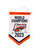 Tehoka Nanticoke Signed 2023 Championship Banner with Let's Go Bandits Signed Lacrosse Balls TSE Buffalo 