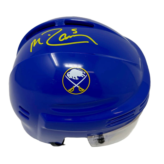 Mike Ramsey Signed Sabres Blue Mini Helmet Signed Hockey Mini Helmet TSE Buffalo 