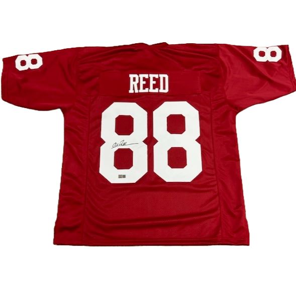 Andre Reed Signed Custom Maroon College Jersey Custom Jerseys TSE Buffalo 