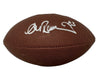 PARTIALLY DEFLATED/SMUDGED: Andre Reed Signed Wilson Replica Football (Partially Deflated/Smudged) CLEARANCE TSE Buffalo 