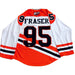 Chase Fraser Signed White Buffalo Bandits ProJoy Jersey with Back 2 Back NLL Champs Signed Jerseys TSE Buffalo 