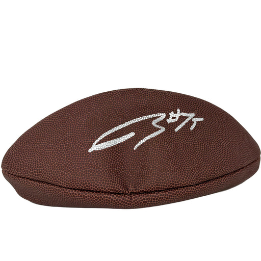 DEFLATED: Spencer Brown Signed Wilson Replica Football (Deflated) CLEARANCE TSE Buffalo 