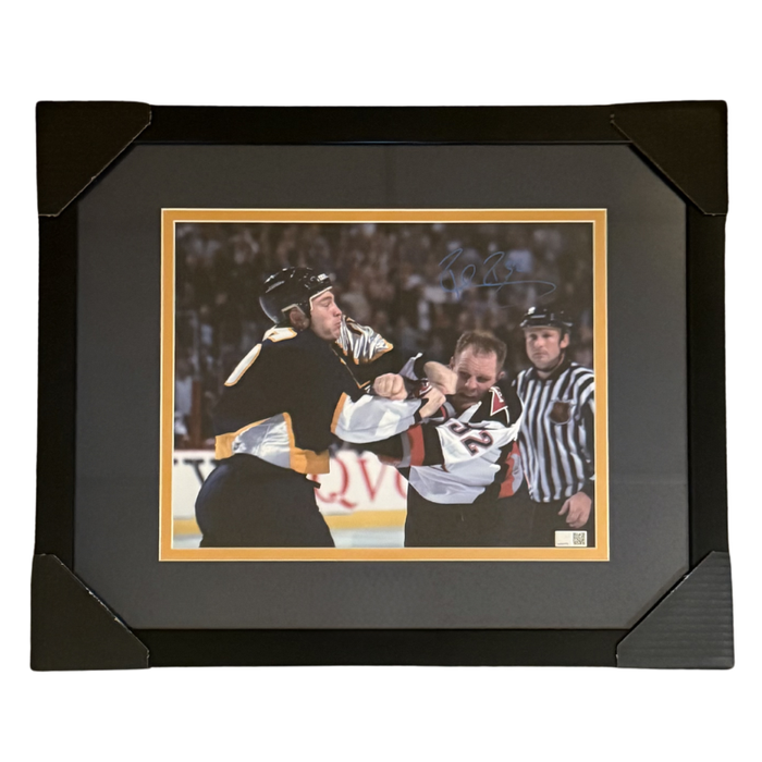 Rob Ray Signed Fighting 11x14 Photo Professionally Framed