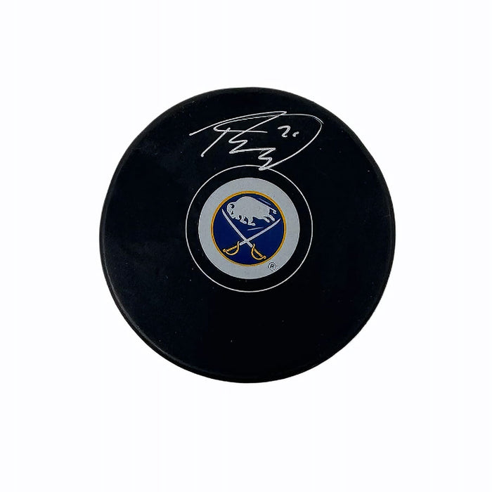 Ryan McLeod Signed Buffalo Sabres Logo Puck