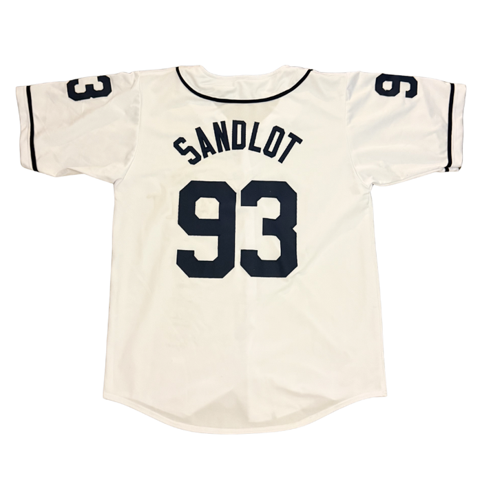 Sandlot Cast Signed Pro-Style White Baseball Jersey