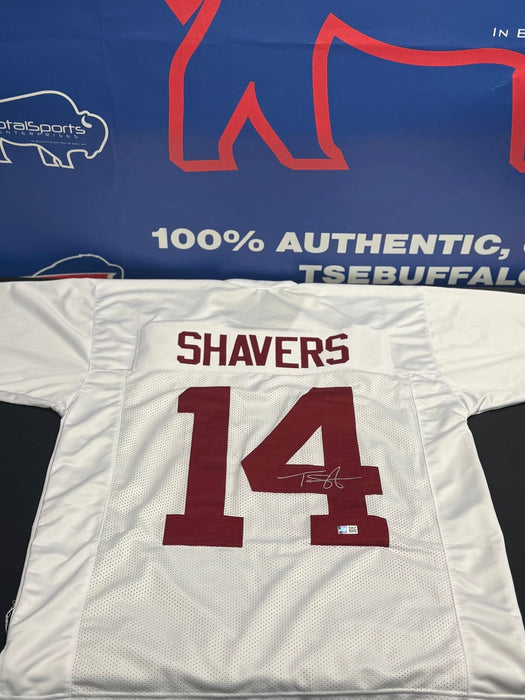 Facebook Auction: Tyrell Shavers White College Jersey