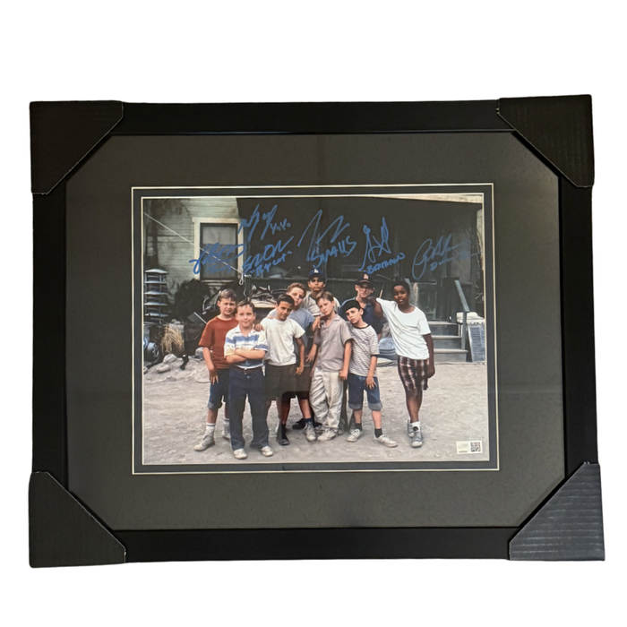 Sandlot Cast Signed Iconic Neighborhood House 11x14 Photo Professionally Framed
