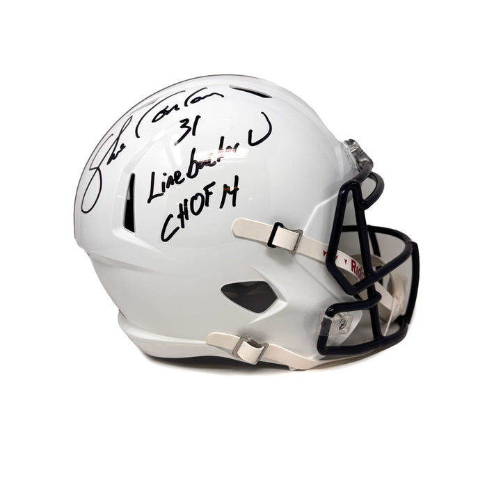 Shane Conlan Signed Penn State Full Size Speed Replica Helmet with Linebacker U and CHOF 14