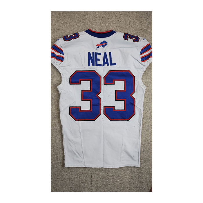 Siran Neal Authentic Game Used Away Jersey