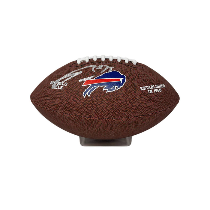 Spencer Brown Signed Buffalo Bills Wilson Replica Football