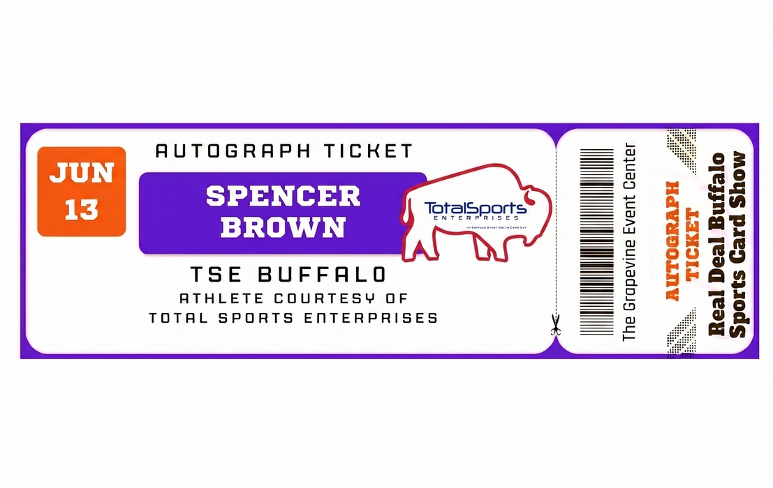 AUTOGRAPH TICKET: Get Any Item of Yours Signed in Person by Spencer Brown