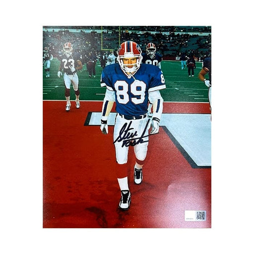 Steve Tasker Signed Walking 8x10 Photo Signed Photos TSE Buffalo 