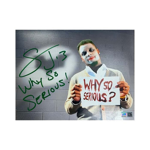 Stevie Johnson Signed Joker 8x10 Photo with Why So Serious Signed Photos TSE Buffalo 